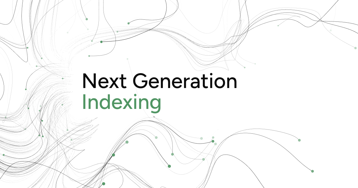 Building mission-critical blockchain indexing for AI & Crypto